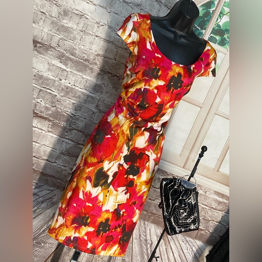 Sz 12 Sangria Midi Dress